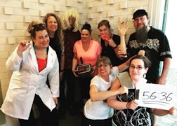 The KRS team in costume after an escape-room outing