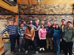 The KRS production team on a bowling-night outing