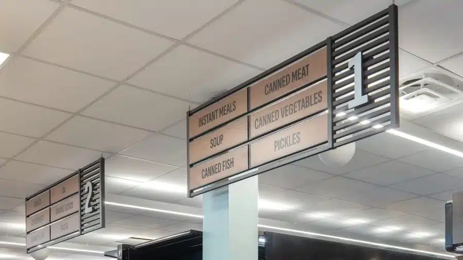 Aisle markers